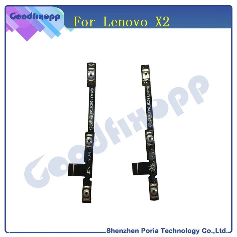 LEN042 Original 100% tested For Lenovo X2 Power on off Volume Button Up Down Key Flex Cable Ribbon Replacement Parts free shipping(2)