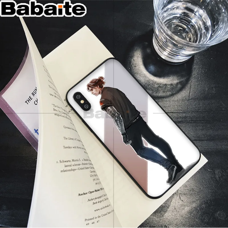 Babaite Marvel the winter solider bucky barnes Топ детальный чехол для телефона для Apple iPhone 8 7 6 6S Plus X XS MAX 5 5S SE XR - Цвет: 3