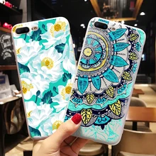 Матовый Прозрачный чехол для телефона с цветочным рисунком iPhone XS
