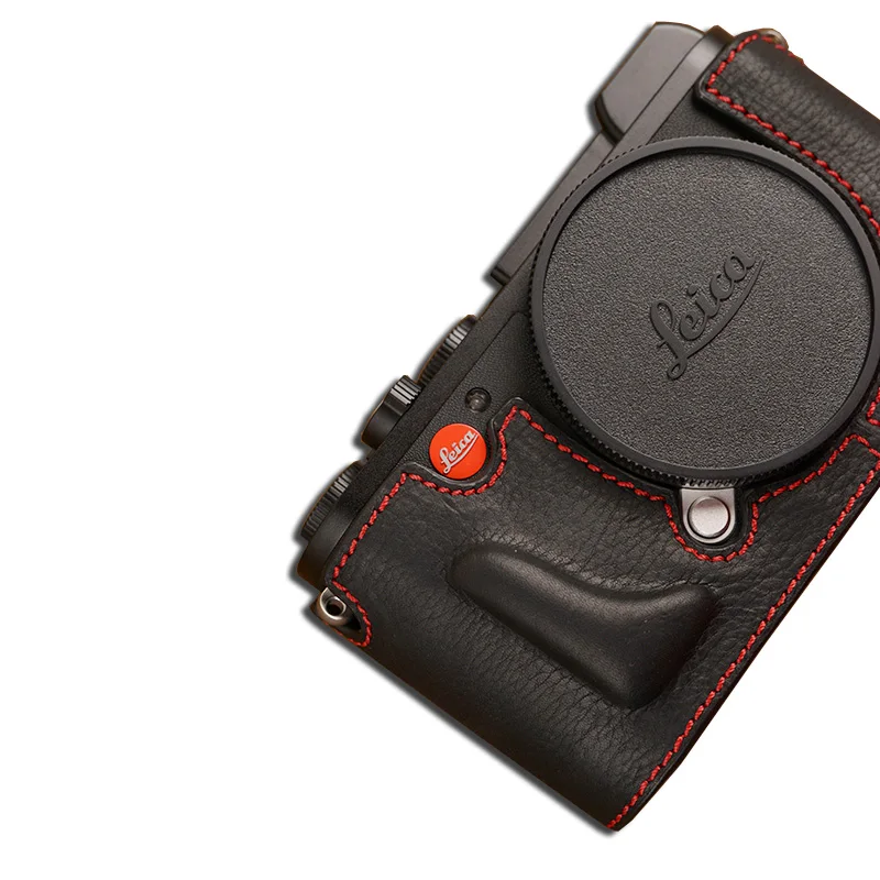 Aydgcam-case de Câmera de Couro Genuíno Marca Bolsa Artesanal Metade do Corpo Tampa Inferior Leica cl Abrir Bateria Design - Image 6
