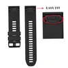 26 MM 22 MM Silicone Bracelet Dragonne pour Garmin Fenix 5X Fenix3 3HR Fenix 5 Plus S60 MK1 Montre Easyfit remplacement Bracelets ► Photo 2/6