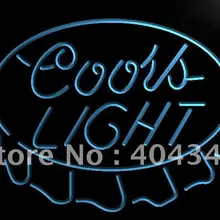 LE199-Coors пивной колпачок бар Pub светодиодный неоновый свет знак