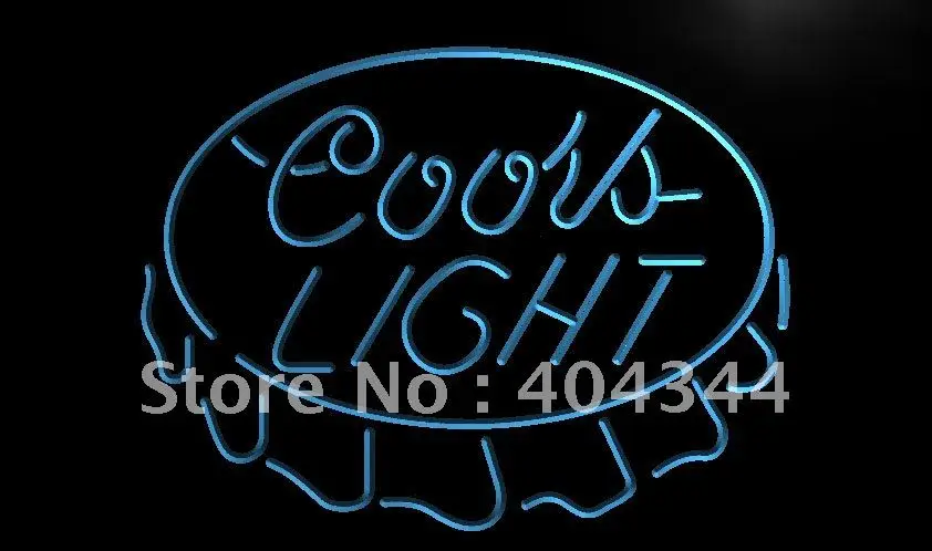 LE199- Coors Beer Cap Bar Pub NEW LED Neon Light Sign | Дом и сад