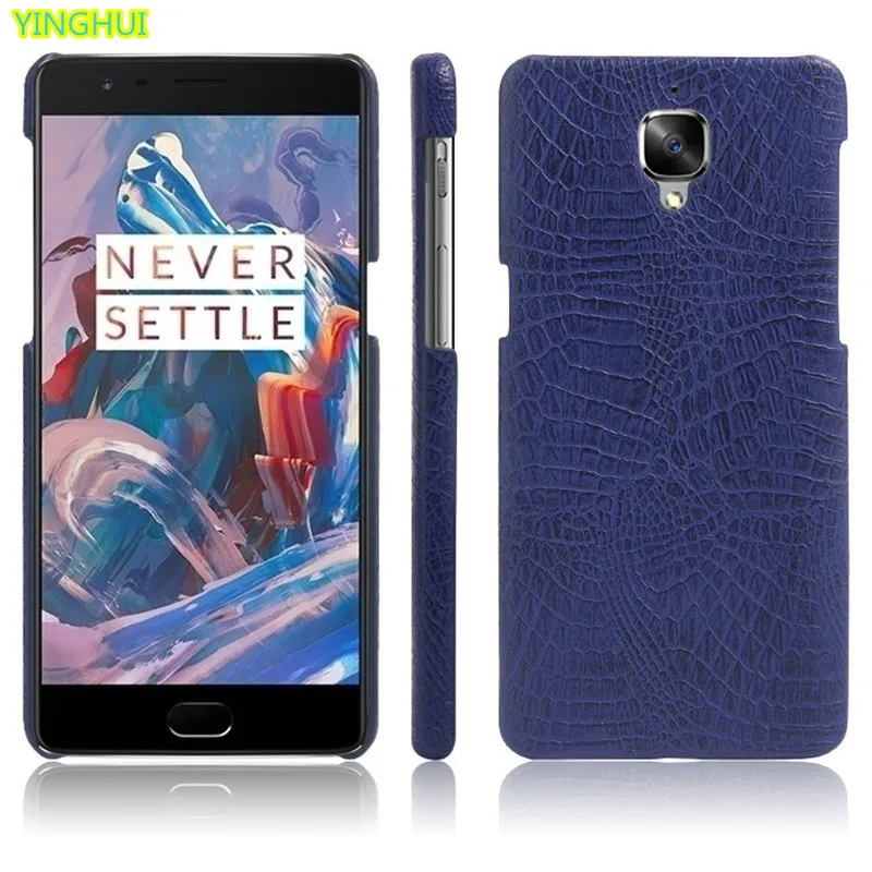 Oneplus 3T 5.5inch phone bag case Luxury Crocodile Skin PU leather Protective Case Cover For one plus |