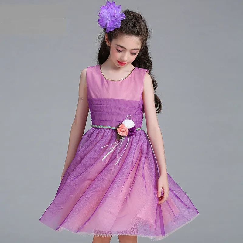 Flower Girl Gown Dress For Party Show Girl 2 8 Years Birthday Children