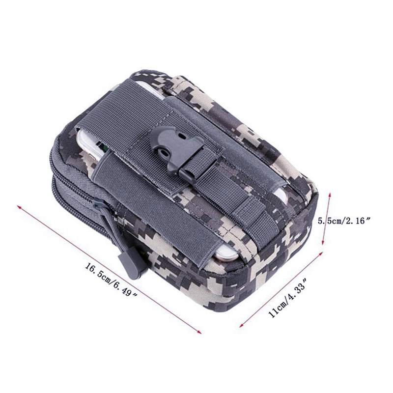 Тактическая Сумка Molle, компактная сумка на пояс для повседневного использования, поясная сумка с держателем для мобильного телефона для iPhone 6/6S 7/7 Plus 8/8 Plus