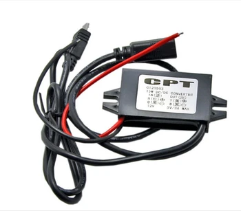 

DC Converter Buck Module 12V to 5V 3A Double USB Macro Port Power Adapter PHONE