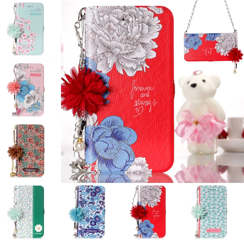 

iphoneX Luxury Case For iphone X Flip Case Floral Leather Handbag Wallet Slot Phone Cases For Cover iphone X with Card Holder