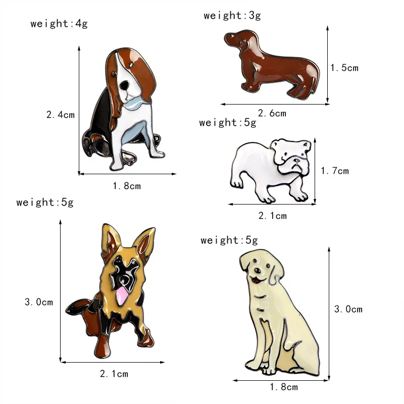 Креативный бульдог, Золотистый ретривер овчарка такса собака животное эмаль булавки куртка с брошью значок нагрудные булавки ювелирные изделия для женщин