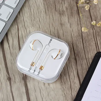 

3.5mm Wired Music Earphones Headset HandsFree Earbuds with Mic Control Volume For Huawei Xiaomi iPhone Samsung S4 S5 S6 S7 S8