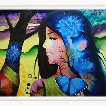 Boedha 5d kerstkaarten алмазная живопись на заказ красота пейзаж с цветком eigen фото полный квадрат/rond рождественские открытки Хэллоуин gits