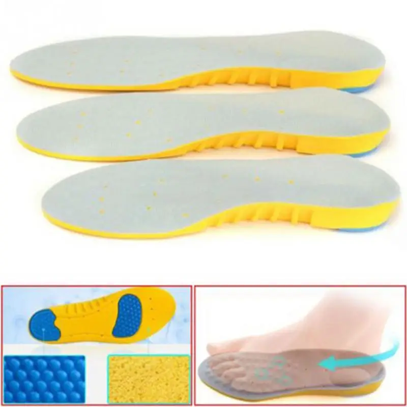 New Memory Foam Orthotics Arch Pain Relief Support Shoes Insoles Insert Pads Sports Shoes Insole Sneaker Insoles