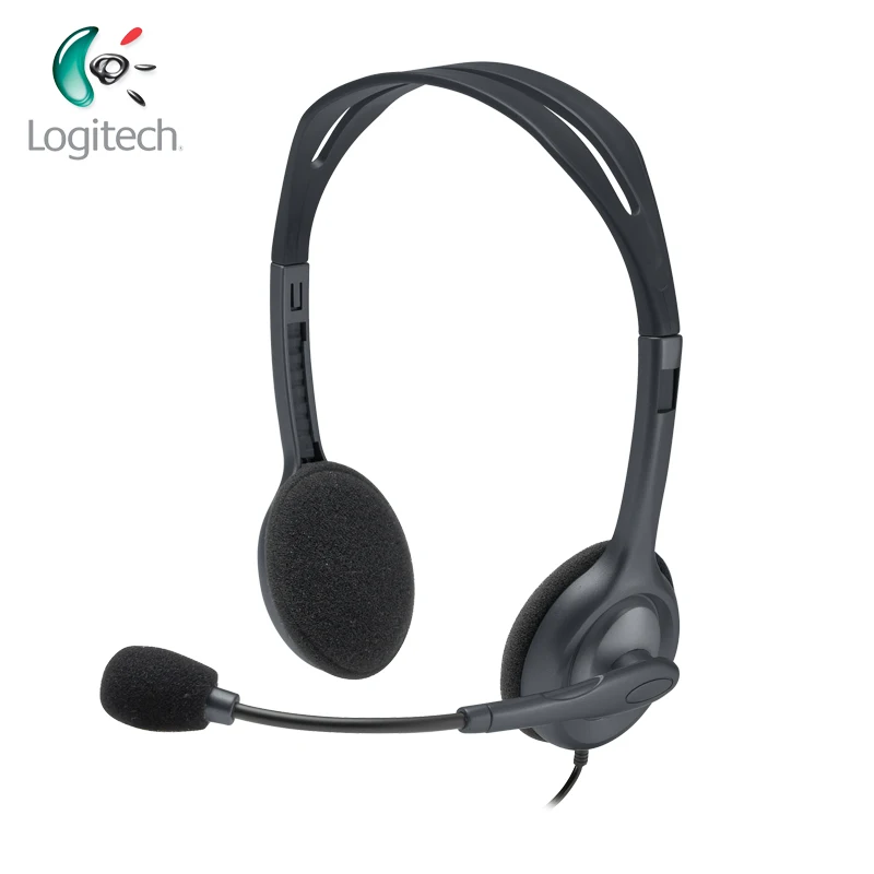 

Logitech H111 Stereo Headset with 3.5mm Multi-device Headphone for Almost Platforms&Operating Systems Support Offical Verified