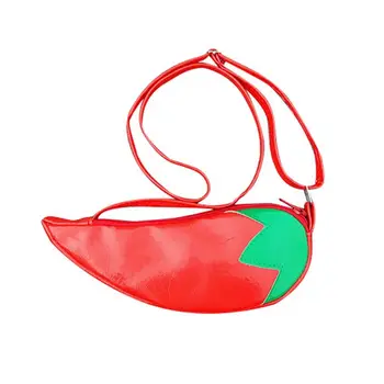 

5pcs( ABDB Pepper Shaped Shoulder Bag Phone Package