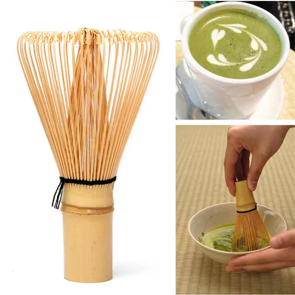 Зеленый чай Matcha венчик для пудры маття Бамбук Chasen Чай Кофе Зелёный кисть