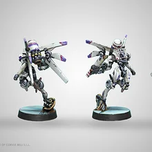 [Loong Way Miniatures] Corvus Belli Infinity 0610 GARUDA TACTBOTS 32 мм Металлические Миниатюрные