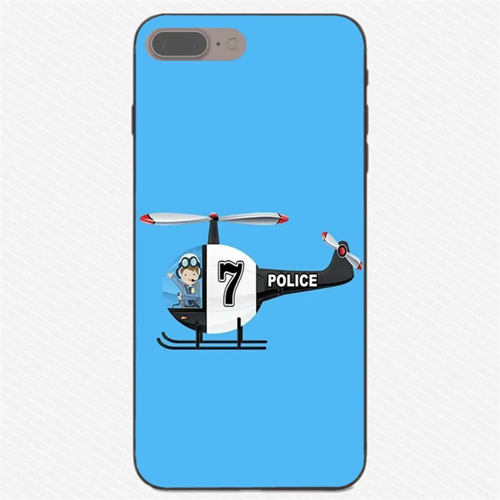 Полицейский символ для Galaxy C5 C7 J1 J2 J3 J330 J5 J6 J7 J730 2017 Ace Core Duo Max Mini Plus Prime Pro TPU сумочки