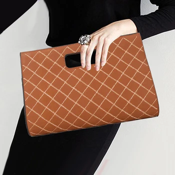 

Plaid Women Crossbody Bag Scrub Leather Evening Totes Women's Handbag For Cards Shoulder Bag For Woman 2018