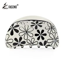 Дизайн модные женские украшения для волос Смола заколки-крабы для волос горный хрусталь цветок заколки-клипсы для женщин повязки на голову для девочек