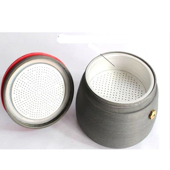 350ml outdoor camping tableware picnic coffee pot with cups can be used to burn the stove aluminum alloy coffee machine cocoa 3