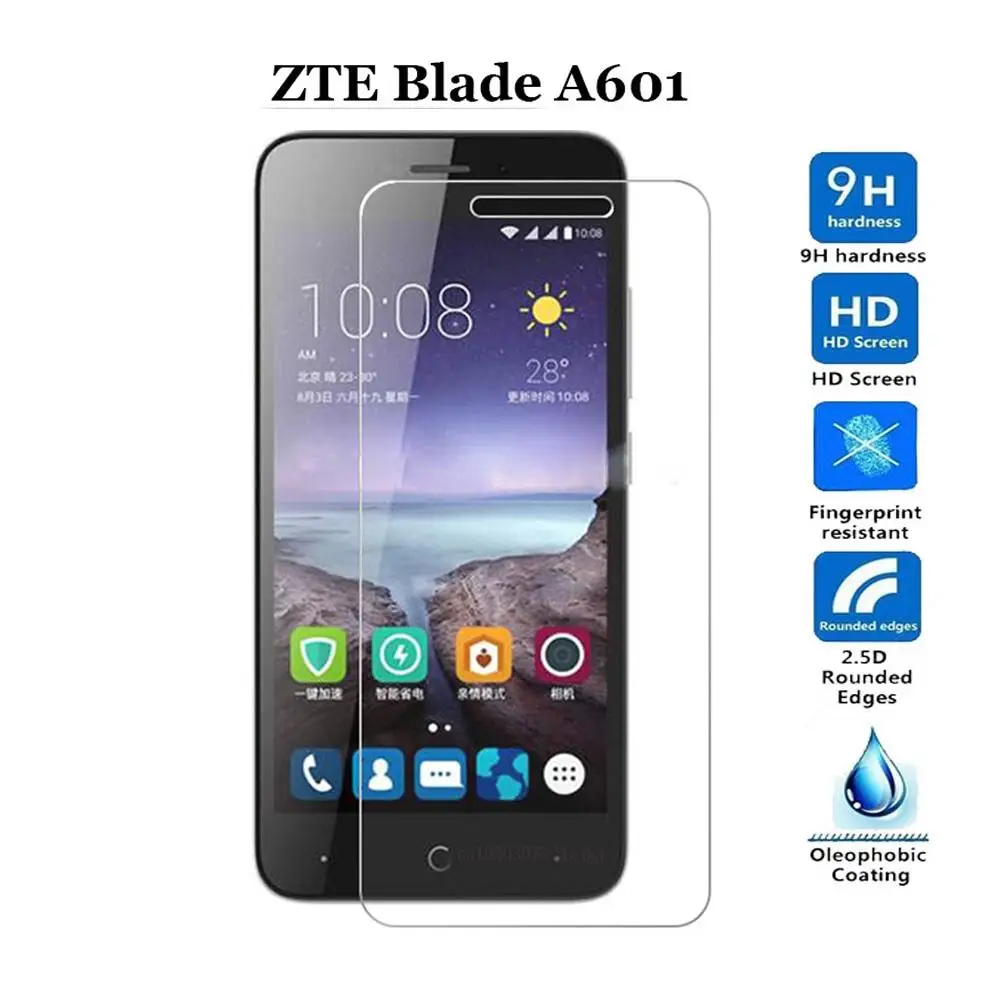 Для ZTE Blade A601 закаленное стекло 9H 2.5D Премиум Защитная пленка для экрана A601/A 601 BA601 5