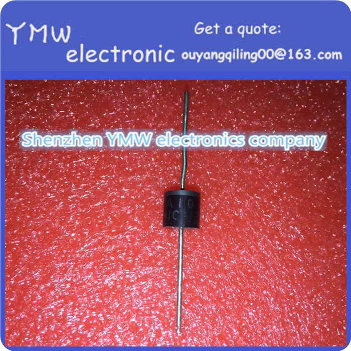 Free shipping! 50PCS 10 AMP Bypass / Blocking Diode for DIY Solar Cells