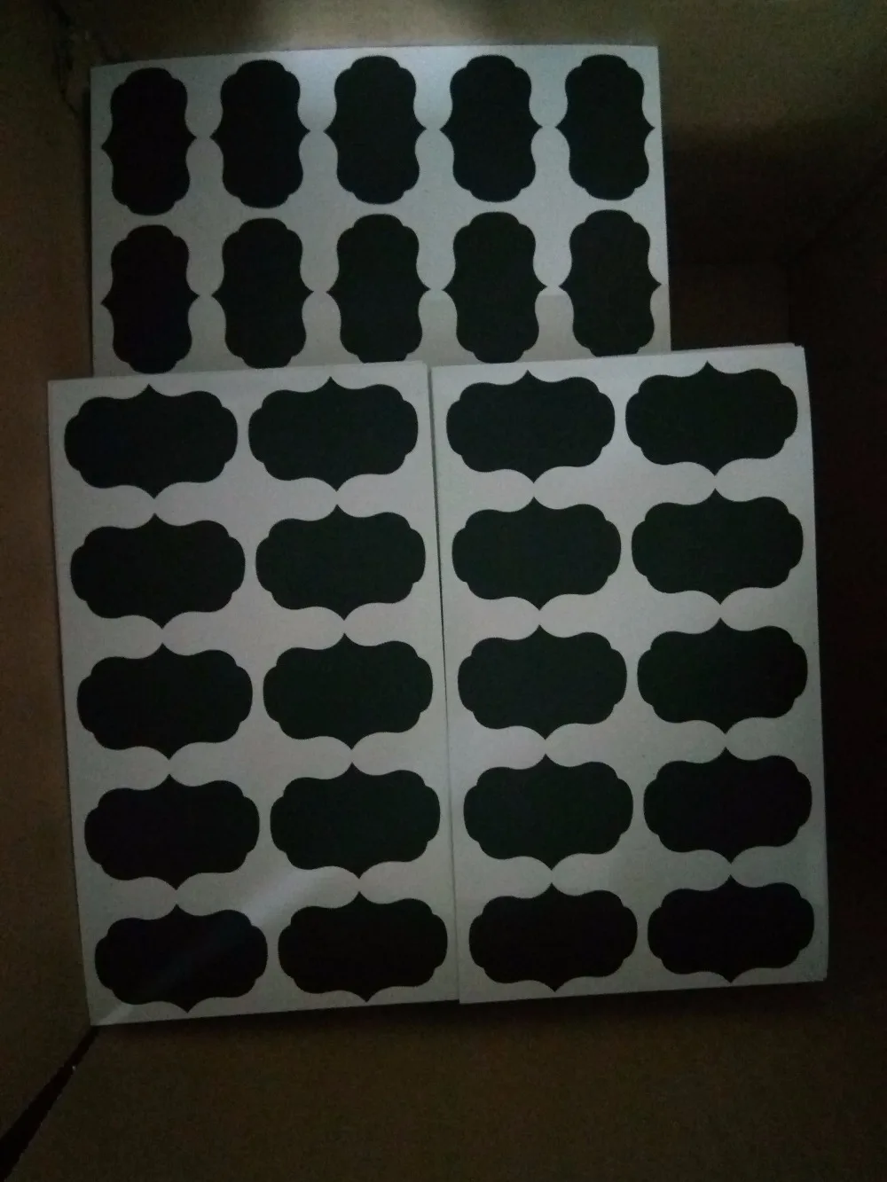 

New 10000 PCs Chalkboard Labels Fancy Sticker Blackboard Stickers Waterproof PVC Sticker Kitchen Jam Jar Label Labels Stickers
