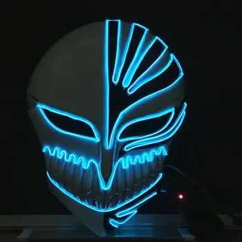 

Death LED Neon Masks Bar Nightclub Party Decoration Masquerade Terror Halloween Masks Trendy Toys Glow in the Dark