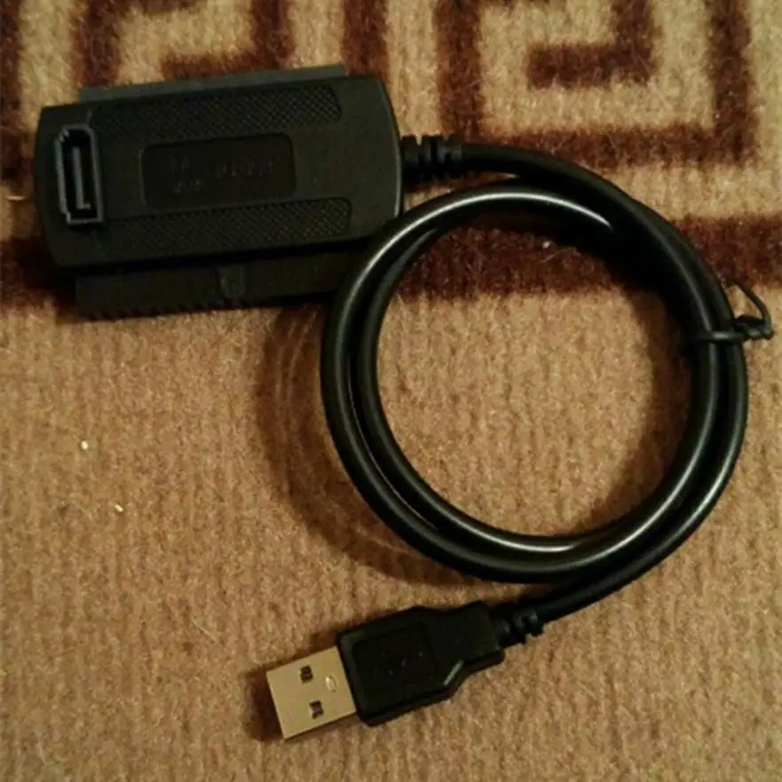 Переходник USB 2018 на IDE SATA Кабель адаптер для жесткого диска 2 0 5 HDD новинка Прямая
