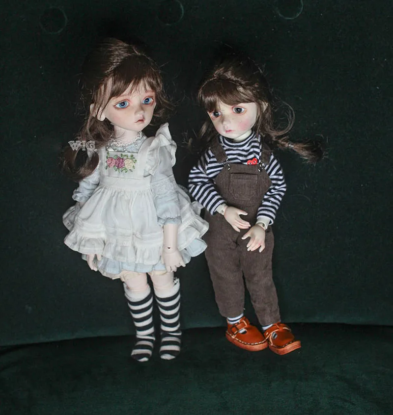 Стиль 1/3 1/4 16 BJD парик Супер кукла милый парик мохер с одной косой для BJD куклы аксессуары для волос