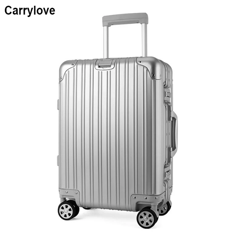 

CARRYLOVE 20"24"26"29 inch 100% aluminium spinner travel suitcase trolley hand luggage on wheels
