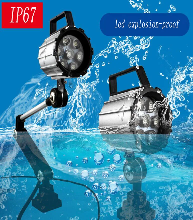 

LED Waterproof CNC machine tool lamp.explosion-proof,grease proofing milling machine punch special-purpose lamps.freeshipping