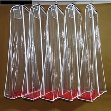 Прозрачный твердый для свадебного платья пылезащитный чехол очень большая водонепроницаемая одежда