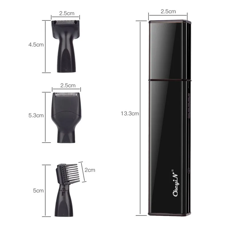  Rechargeable Nose Ear Trimmer Shaver 4 In1 Electric Shaving Machine Set Sideburns Beard Cutter Eyeb