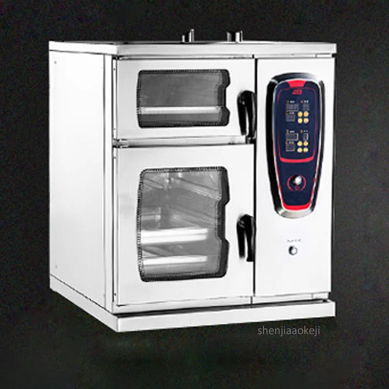 HSC-2-E умный комбинированный паровой аппарат для морепродуктов из нержавеющей стали, паровой энергосберегающий паровой шкаф