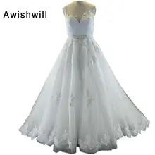 Hot Sale Robe De Mariage Gorgeous Sheer Back Bridal Wedding Dresses Ball Gown vestido de noiva Bride Bridal Dress 2017