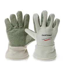 Промышленные высокотемпературные Перчатки 400 градусов анти-сжигание против царапин термостойкие рабочие перчатки