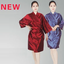 3 цвета парикмахерский салон халат отрезной фартук для парикмахера накидка для салона красоты спа салон масло для выпечки волос кимоно халат сауна пот накидка для спа-процедур