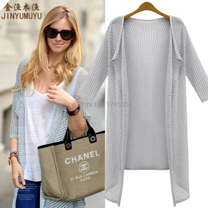 Summer Jackets Woman Knit Batwing Sleeve Half Girls