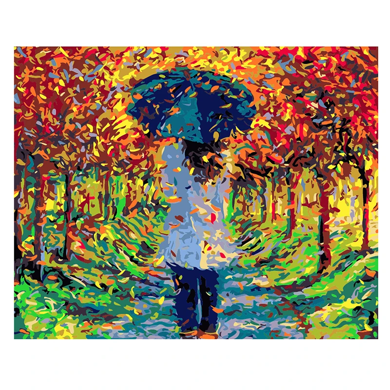 Картина по номерам DIY дропшиппинг 40x50x60x75 см мечта красота вид сзади Рисунок холст