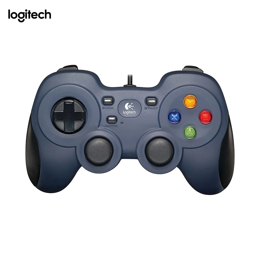 

Logitech F310, Gamepad, PC, Digital, Back, D-pad, Menu, Start, Wired, Black, Blue, Multicolour