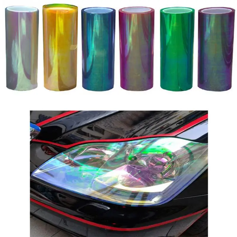 Auto Car Lamp Light Headlight Taillight Tint Vinyl Film Sticker Sheet 9