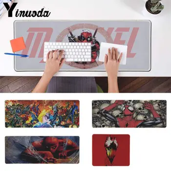 

Yinuoda Your Own Mats Marvel Comics Spiderman Natural Rubber Gaming mousepad Desk Mat Gaming Pad mouse Gamer To Laptop Keyboard