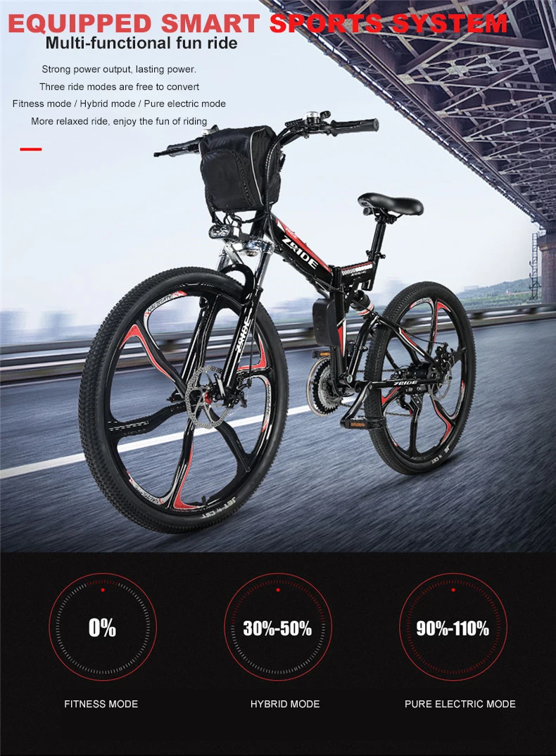 Cheap 26inch electric bicycle 21 speed mountain bike assisted ebike folding frame li-ion battery powerful motor 80km range electricty 4 Cheap 26inch electric bicycle 21 speed mountain bike assisted ebike folding frame li-ion battery powerful motor 80km range electricty 4