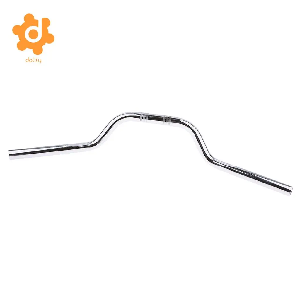 1 Inch 25mm Handlebars Drag Bars for Motorcycle Dirt Pit Bike Silver