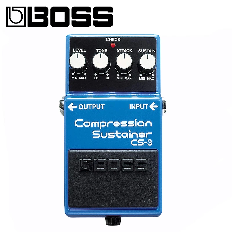 Boss CS-3 компрессор Sustainer педаль для комплект для гитары с выбор, полировочная ткань и струны намотки