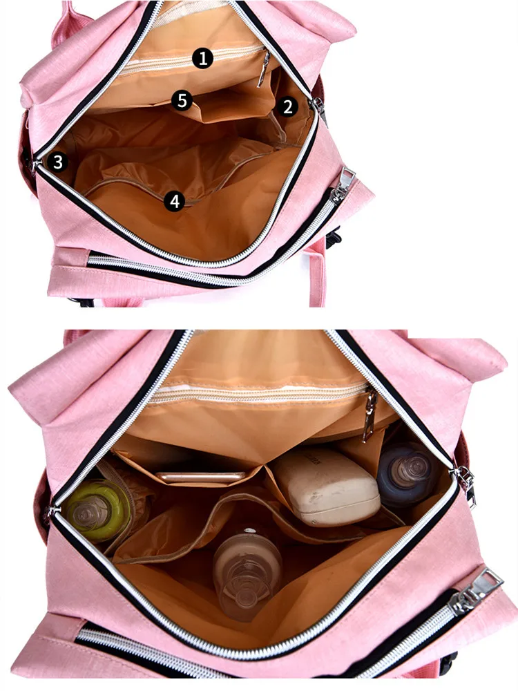 Мягкий подгузник мешок большой кормящих сумка рюкзак дизайнер мешок коляски ребенка Baby Care подгузник рюкзак для беременных bolsa сумки