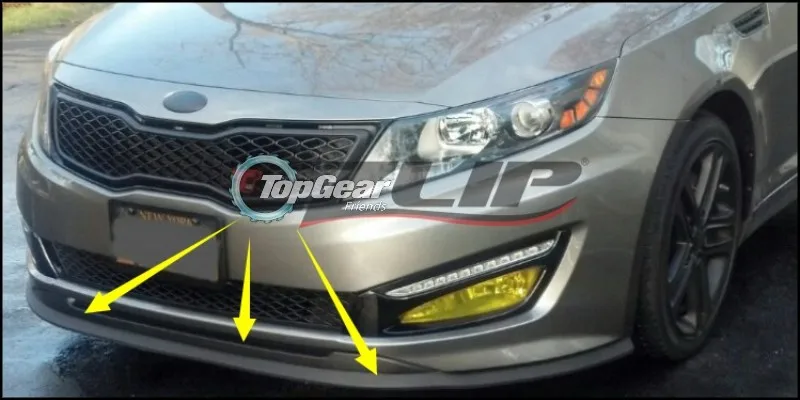 Бампер для губ отражающая Средства ухода за губами для KIA Cadenza K7 VG 2010~ передний спойлер юбка для Тюнинг автомобилей/Средства ухода за кожей комплект/полосы