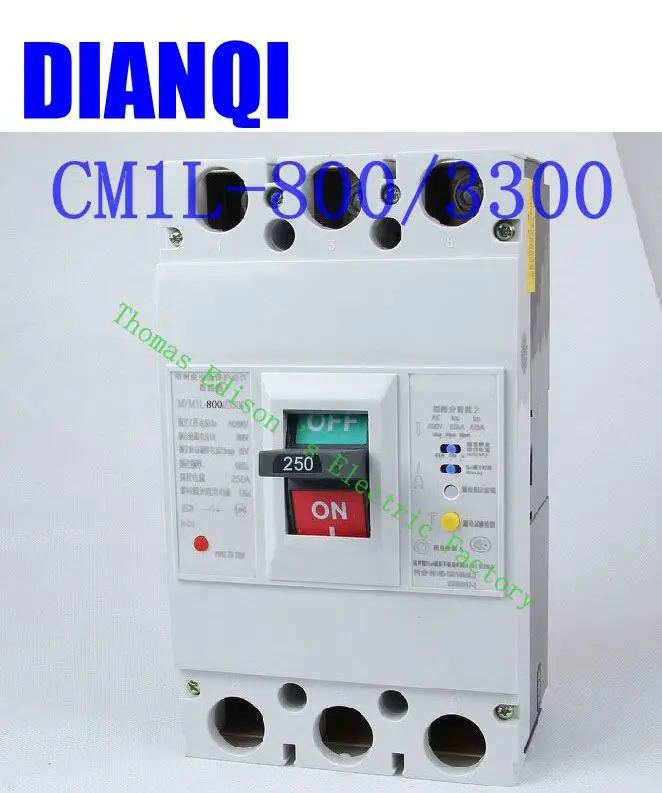 

CM1L-800/3300 MCCB 630A 800A molded case circuit breaker CM1L-100 Moulded Case Circuit Breaker