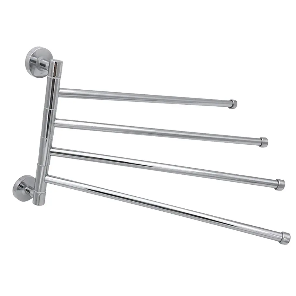 

Stainless Steel Towel Rack BATHROOM TOWEL HOLDER Towel Rack Shelf Storage Hanger Stainless Steel Swivel Bar